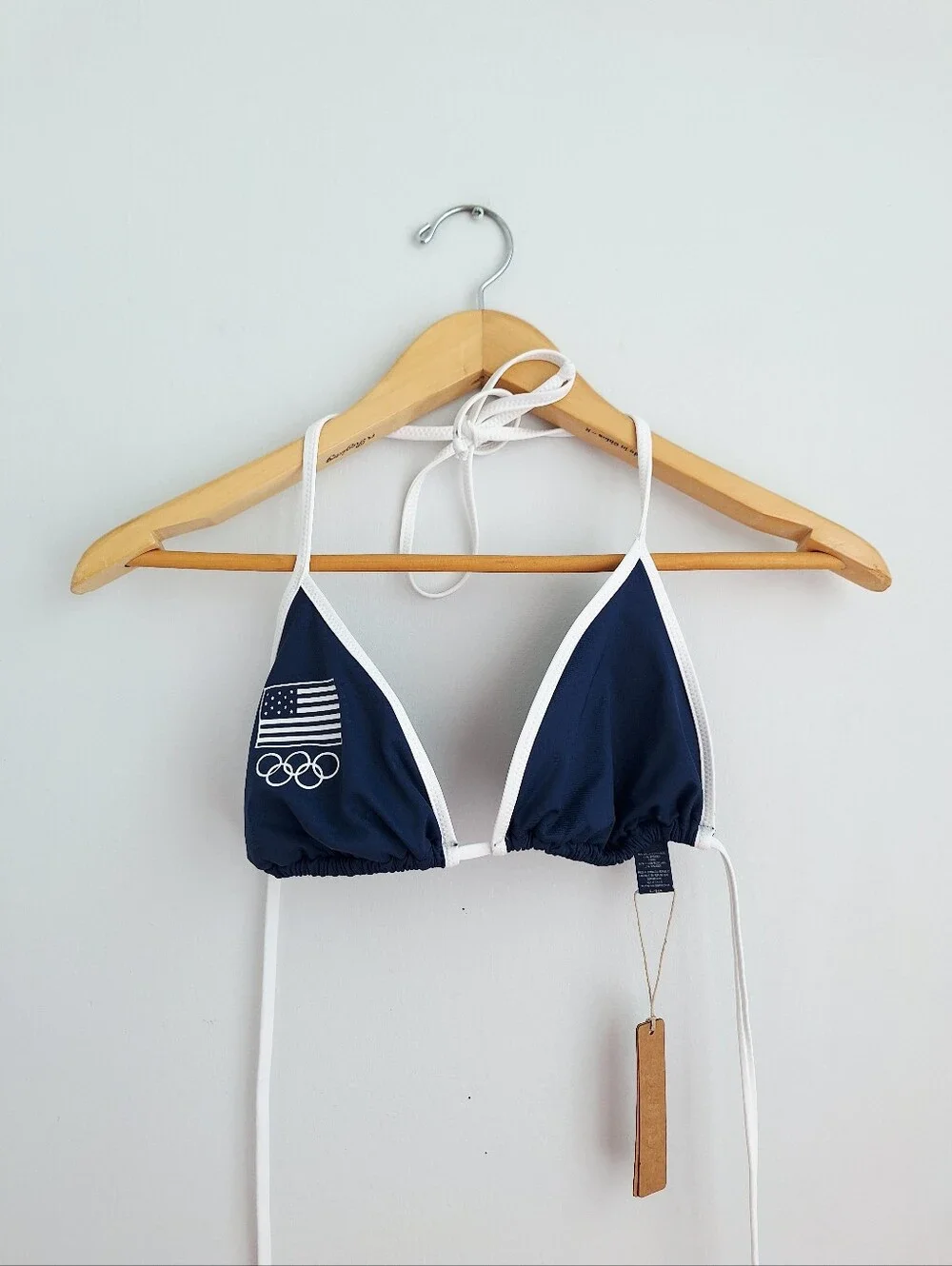 SKIMS for Team USA Olympic Signature Swim Triangle Top - Large